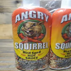 Harris Angry Squirrel Bird Seed Hot Sauce 8 oz. Ready-to-Use keep squirrels away