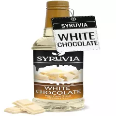 White Chocolate Syrup for Coffee 25.4 Ounces White Chocolate Coffee Syrup