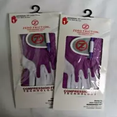 2 Zero Friction Women's Golf Gloves - Right Hand - One Size - Lavander