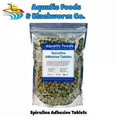 Spirulina Adhesive Tablets for Bottom Feeders, Tropical Fish & More. WL