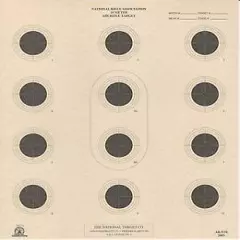 AR-5/10 NRA Official 10 Meter Air Rifle Target (box 1,000) on Heavy Tag Paper