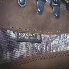 Rocky Waterproof Boots Camo Hunting Boots Mens Sz 9 Wide Insulated Boots 800 Gr.