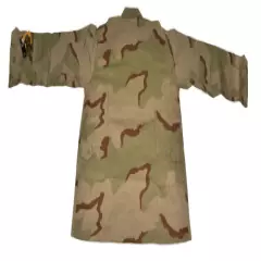 Rothco Men's Long Sleeve Button Front Ultra Force Desert Camo Shirt, L (41"-45")