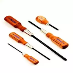 5 Piece Phillips Screwdriver Set - Gunsmith Wood Handles - Grace USA - SD-P5, R2