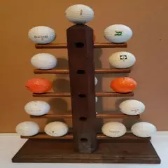 Unique Handcrafted Golf Ball Tree. Vintage Advertisement Golf Balls.