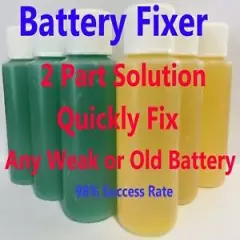 LIQUID SOLUTION REFURBISH REPAIR RENEW GOLF CART BATTERIES BATTERY KIT FIX