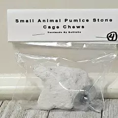 Pumice Pet Chews 15 piece pumice stone chinchilla bird 5 bags - 3 stones per bag