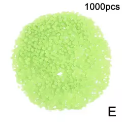 1000PCS Glow In The Dark Pebbles Garden Glowing Rocks Fish Tank Luminous S X7S3