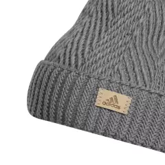 Adidas Twilight 4 Ballie Women's One Size Winter Beanie Gray Casual Hat #IQ5617