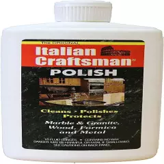 Granite and Marble Polish, Cleans and Protects, Italian Craftsman 16 oz (1 Pack)