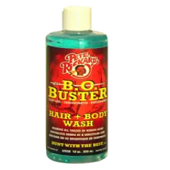 PETE RICKARDS BO BUSTER HAIR + BODY WASH DEODORIZING HUNTING SCENT ELIMINATOR