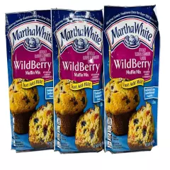 Martha White Wild Berry Muffin Mix 7 oz (3 Pack) 