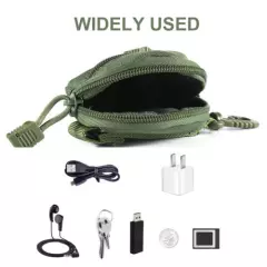 1000D Tactical Molle Military Running Pouch Earphone Bag Portable Key Coin Purse