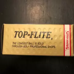 Vintage 1979 Top-Flite Desk Calendar With 1 Dozen Top-Flite 1 Golf Balls