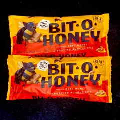 3 Bags Bit-O-Honey Candy, Almost 2 Pounds, Individ. Wrapped Candy, Honey Taffy