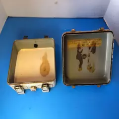 VINTAGE EMPTY AMMO BOX STAND