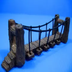 Drawbridge Bridge 14.6X3.9X4.1Cm S Aquarium Ornament Resin Decoration Fish Tank