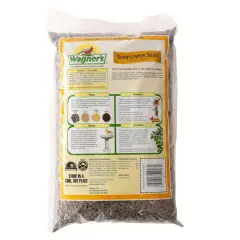 Wagner's 52023 Black Oil Sunflower Seed Wild Bird Food, 5-Pound Bag