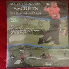 Lot of THREE(3) - Roger Fredericks - Reveals - Secrets of Golf Swings