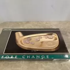 Vintage " Fore Change " Dresser Tray for Keys /Change Golf Theme