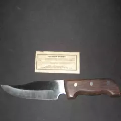 Vintage Maxam Wildlife Collection Lone Wolf Hunting Knife.. New in Box !!