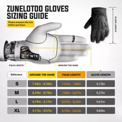 ZUNE LOTOO Full Finger Tactical Gloves for Men, Touchscreen Motorcycle Gloves...