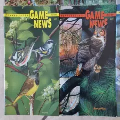 VG+++ Complete 2008 (Jan thru Dec) LOT OF 12 PENNSYLVANIA GAME COMMISSION NEWS 