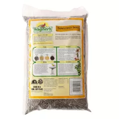 Wagner's 52023 Black Oil Sunflower Seed Wild Bird Food, 5-Pound Bag