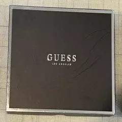 GUESS Los Angeles Elite Passport Case Holder Leather One Size Black NEW