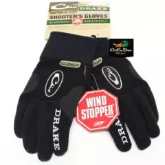 DRAKE WATERFOWL SYSTEMS MST WINDSTOPPERS FLEECE SHOOTERS GLOVE BLACK