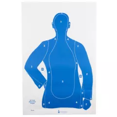 Action Target B-21E Blue Cardstock Target 23 " x35" 100 Per Box B-21EBLUE-100