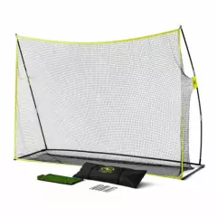 Athletic Works Large Golf Training Net with Hitting Mat Net Size 10ft x 7ft, NEW