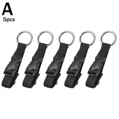 Luggage Strap Coat Holder Gripper Backpack Circle Hook Adjustable Belt Travel~