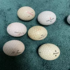 Golf Ball Lot Of 42 VINTAGE, MOSTLY NEW Pinnacle, Dunlop, Titleist, Top Elite