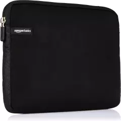 11.6-Inch Laptop Sleeve, Protective Case with Zipper - Black