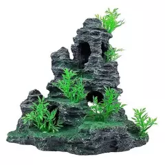 Aquarium Decoration Large and Tall for Fish Tank Rock Mountain View [ Tree ]