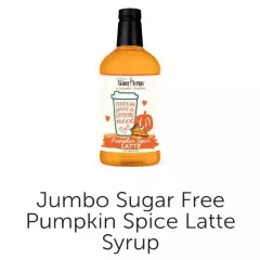 Jordans Skinny Syrups Jordan Skinny Syrup Pumpkin Caramel Latte 1.75 Liter