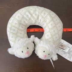 Maison Chic Lillie Lamb Travel Pillow Child Sized Baby Toddler Stuffed Animal