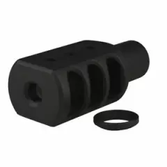 Aluminum 6061 T6 1/2''x28 Thread Tanker Style Muzzle Brake Ruger 1022