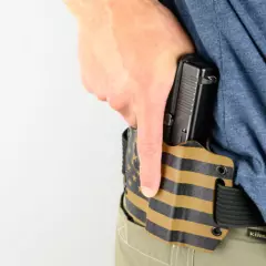 OWB Kydex Holster We The People Tan for GLOCK Handguns