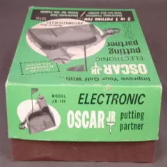 Vtg Oscar Jr Electronic Putting Partner-Ball Return-Golf Sumulator-Indoor Sport.