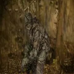 Mens New Bionic Camouflage Hunting Clothes Leaf Waterproof Jacket + Pants Suits