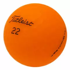 120 Titleist Velocity Matte Orange Mint Used Golf Balls AAAAA No Marking or Logo