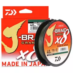 Daiwa J Braid Grand 135M & 270M Green - Fishing Braid