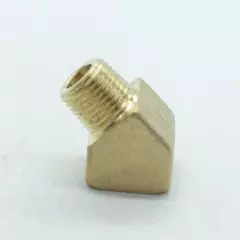 1/8" Male NPT 1/8" Female NPT Brass Pipe Fitting 45 Degree elbow