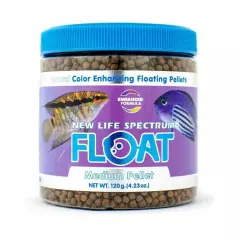 New Life Spectrum FLOAT Medium Floating Pellet 1mm 120g High Quality Fish Food