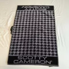 NEW Scotty Cameron BLACK/GRAY HOUNDSTOOTH Towel - 17x39