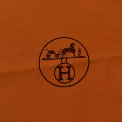 Hermes Dust Bag Orange - Women String Logo Auth France