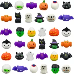 36 PCS Halloween Mochi Squishy Toys Squishies Halloween Toys for Kids Girls Boys