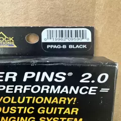 Bigrock Innovations PPAG-B Power Pins 2.0 Guitar String System Cheville Chevalet